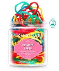 Rainbow Laces Gummies 5oz.